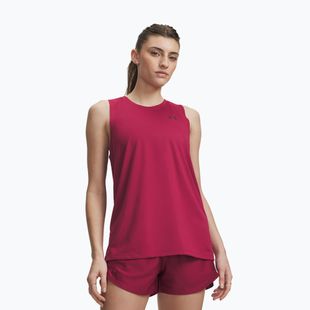 Dámské tréninkové tričko Under Armour Tech Tank Solid claret/ox blood
