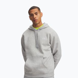 Pánská mikina Under Armour Rival Fleece Hoodie mod gray light heather/white