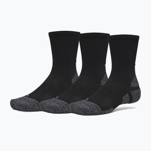 Ponožky Under Armour Perf Tech Pro 3 Pack Crew ultimate black/ultimate black/castlerock