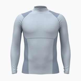 Pánské tréninkové tričko Longsleeve Under Armour Coldgear Elite Comp Mock blue fog/blue wind/reflective