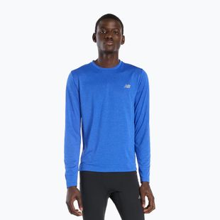 Pánské tričko Longsleeve New Balance Athletics blue gemstone