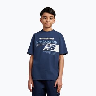 Dětské tričko New Balance Authentic Brand Players Graphic Tee nb navy