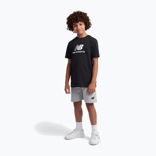 Dětská souprava New Balance Stacked Logo Tee & FT Short nb caviar