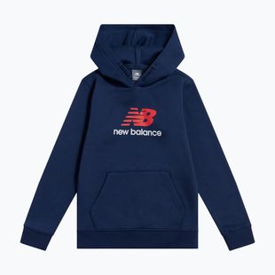 Dětská mikina New Balance BB Stacked Logo Hoodie nb navy
