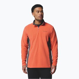 Pánská fleecová mikina Columbia Klamath Range II HZ zing/shark