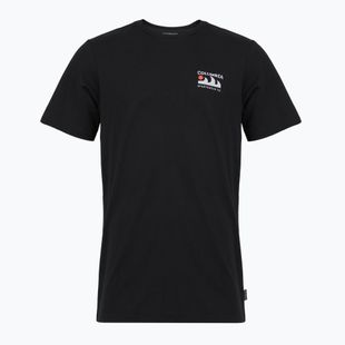 Pánské trekové tričko Columbia Explorers Canyon Back black/peaks and waves