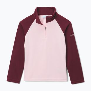 Dětská fleecová mikina Columbia Glacial Fleece satin pink/rich wine