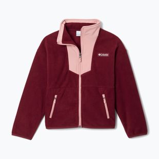 Dětská fleecová mikina Columbia Sequoia Grove Full Zip Fleece rich wine/eraser pink
