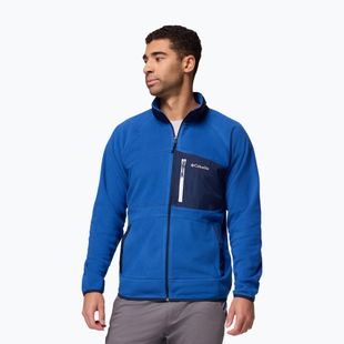 Pánská fleecová mikina Columbia Fast Trek Overlay Full Zip mt blue/coll navy