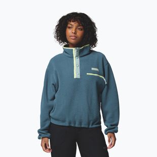 Dámská fleecová mikina Columbia Helvetia II Cropped Half Snap Fleece everblue/crushed blue/citron haze