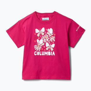Dětské tričko Columbia Mission Lake II SS Graphic guava pink/floral frenzy