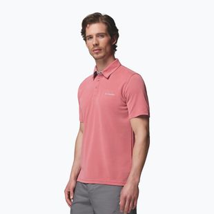 Pánské tričko Columbia Nelson Point Polo washed red