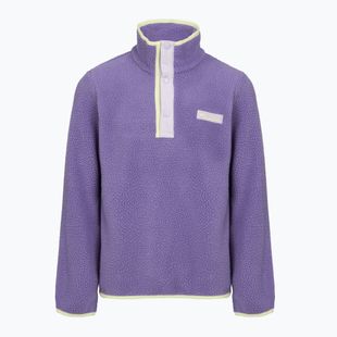 Dětská fleecová mikina Columbia Halvetia II Half Snap Fleece stormwatch/lavender pearl