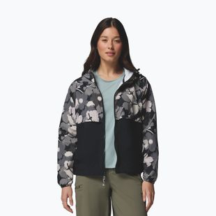 Dámská větrovka Columbia Spire Valley Printed Windbreaker black ikatbloom print/black