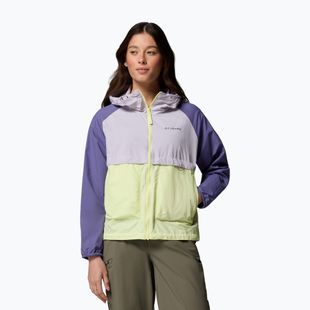 Dámská větrovka Columbia Spire Valley Windbreaker citron haze/lavender pearl/stormwatch