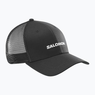 Kšiltovka Salomon Logo Trucker deep black