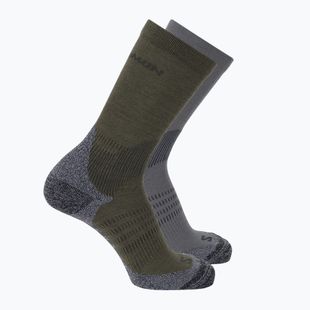 Ponožky Salomon X Ultra Access Crew 2 pairs excalibur/olive night