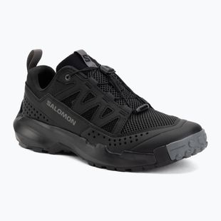 Pánské turistické boty Salomon Techamphibian 5 black/black/castlerock