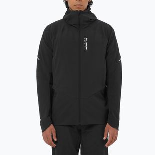 Pánská běžecká bunda Salomon Ultra Softshell Jacket deep black