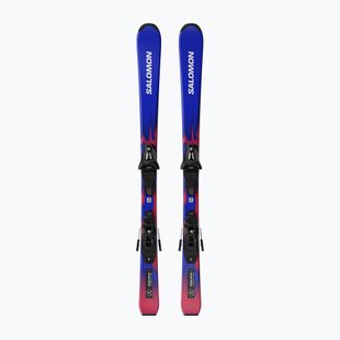 Dětské sjezdové lyže + vázání Salomon Equipe Jr S + C5 GW race blue/equipe red