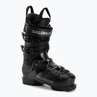 Pánské lyžařské boty Salomon S/PRO Supra S Boa 100 black/beluga met/dark grey met