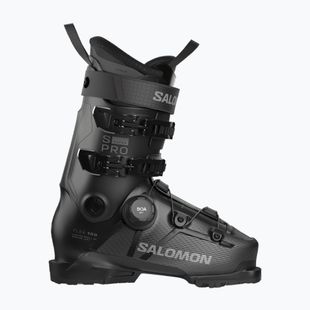 Pánské lyžařské boty Salomon S/PRO Supra S Boa 100 black/beluga met/dark grey met