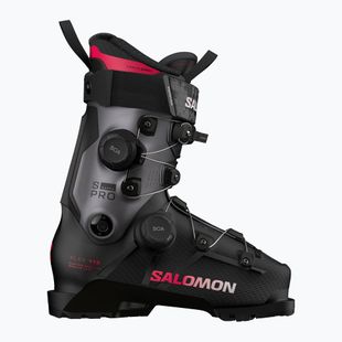 Dámské lyžařské boty Salomon S/PRO Supra Dual Boa 115 W black/beluga met/raspberry