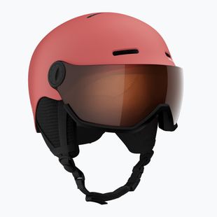 Dětská lyžařská helma Salomon Orka Visor Jr S2 sun kissed coral