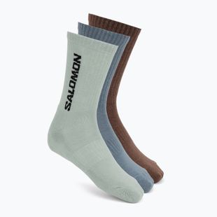 Ponožky Salomon Everyday Crew 3 pack stormy weather/sea foam/mustang