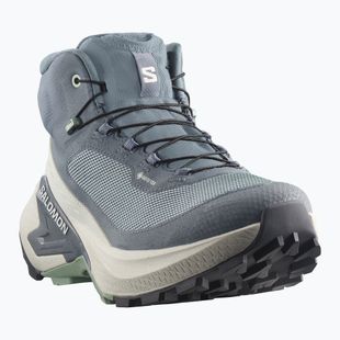 Dámské turistické boty Salomon Genesis Mid GTX grisaille/green milieu