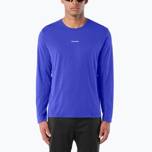 Pánské běžecké tričko Longsleeve Salomon Shakeout Core LS Tee clematis blue