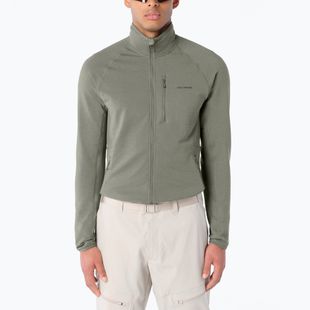 Pánská trekingová mikina Salomon Essential Lightwarm Full Zip castor gray