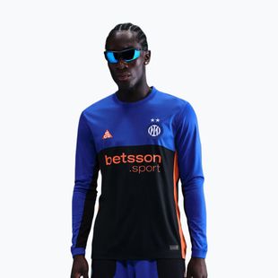 Pánský fotbalový dres Longsleeve Nike Inter Milan Stadium SE Hyper Blue/Black/Safety Orange