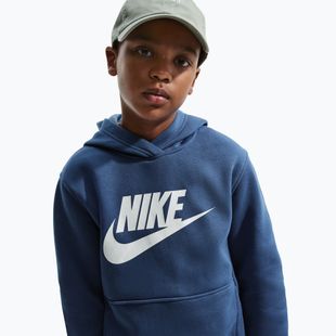 Dětská mikina Nike Club Fleece Hoodie mystic navy/white