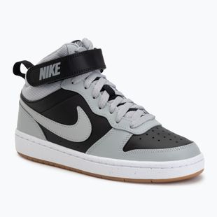 Dětské tenisky Nike Court Borough Mid 2 black/white/gum med brown/light smoke grey