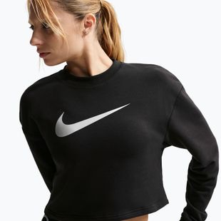 Dámská tréninková mikina Nike Pro Dri-Fit Crew Neck black/metallic silver/white