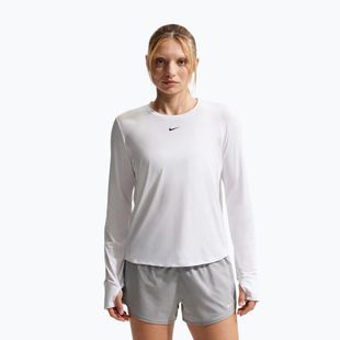 Tréninkové tričko Longsleeve Nike One Classic Dri-Fit white/black