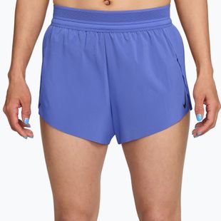 Dámské běžecké šortky Nike AeroSwift Dri-Fit ADV Mid-Rise 3" sapphire/black/white/black