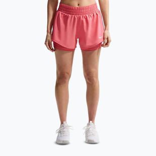 Dámské běžecké šortky Nike One Dri-FIT 2IN1 sea coral/white