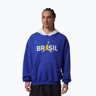 Pánská mikina  Jordan Brooklyn Fleece old royal/white