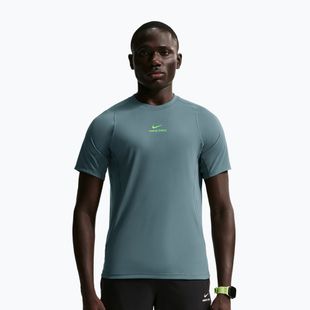 Pánské tréninkové tričko Nike Pro Training Dri-Fit mineral slate/green strike