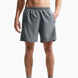 Pánské běžecké šortky Nike Miler Dri-Fit Brief Lined7" smoke grey/smoke grey