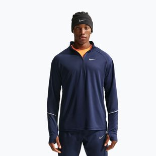 Pánská běžecká mikina Nike Miler Dri-Fit UV 1/2 Zip midnight navy
