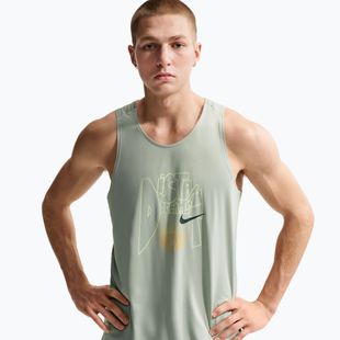 Pánské běžecké tričko Nike Stride Dri-Fit ADV jade horizon/linen