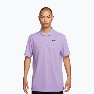 Pánské tenisové tričko Nike Court Dri-Fit Polo Solid violet mist/black