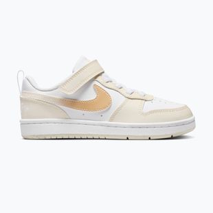 Dětské boty Nike Court Borough Low white/chalk/white/shimmer