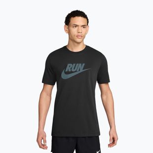 Pánské běžecké tričko Nike Dri-Fit Running black/mineral slate