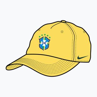 Kšiltovka Nike Club Brazil Poly canary