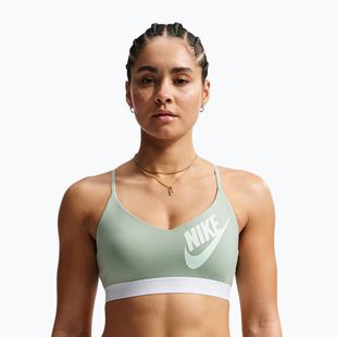 Tréninková podprsenka Nike Indy Light Support steam/white/barely green