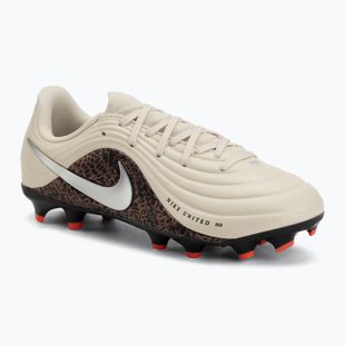 Dětské kopačky Nike United Jr. Tiempo Maestro Academy MG fossil/burgundy crush/metallic silver